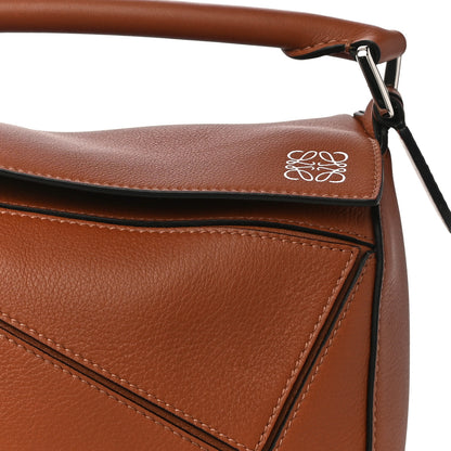 Loewe Calfskin Small Puzzle Bag Tan 7 of 10