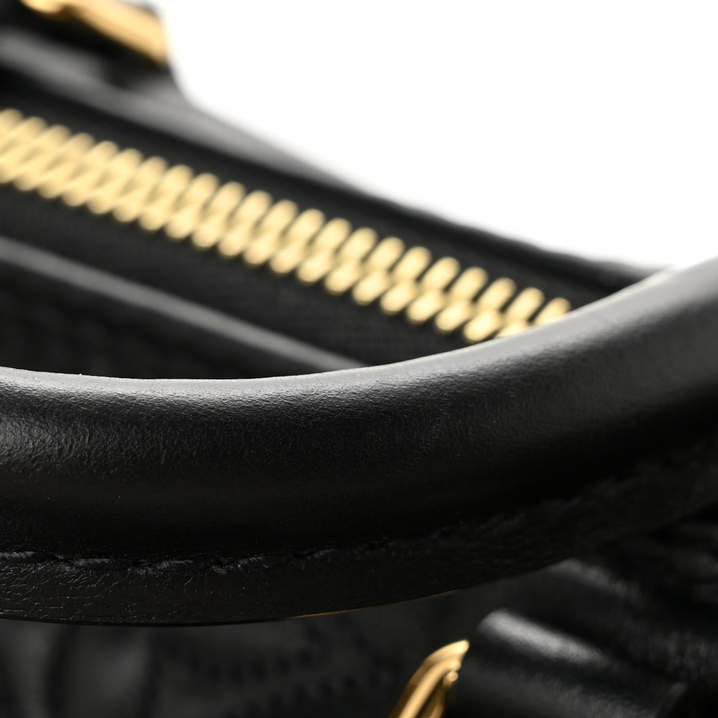 Calfskin Bubblegram Papillon BB Black