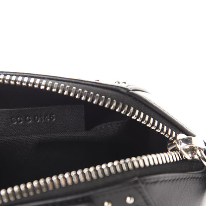 Givenchy Calfskin Small Studded Antigona Beauty Wristlet Black 7 of 8