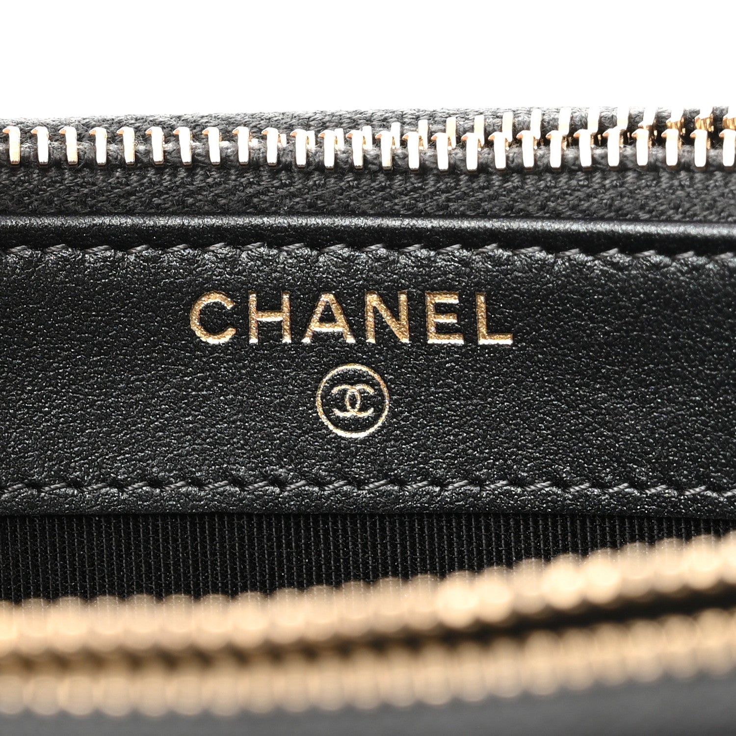 Chanel Iridescent Caviar Quilted Small Clutch With Chain Black 8 of 12