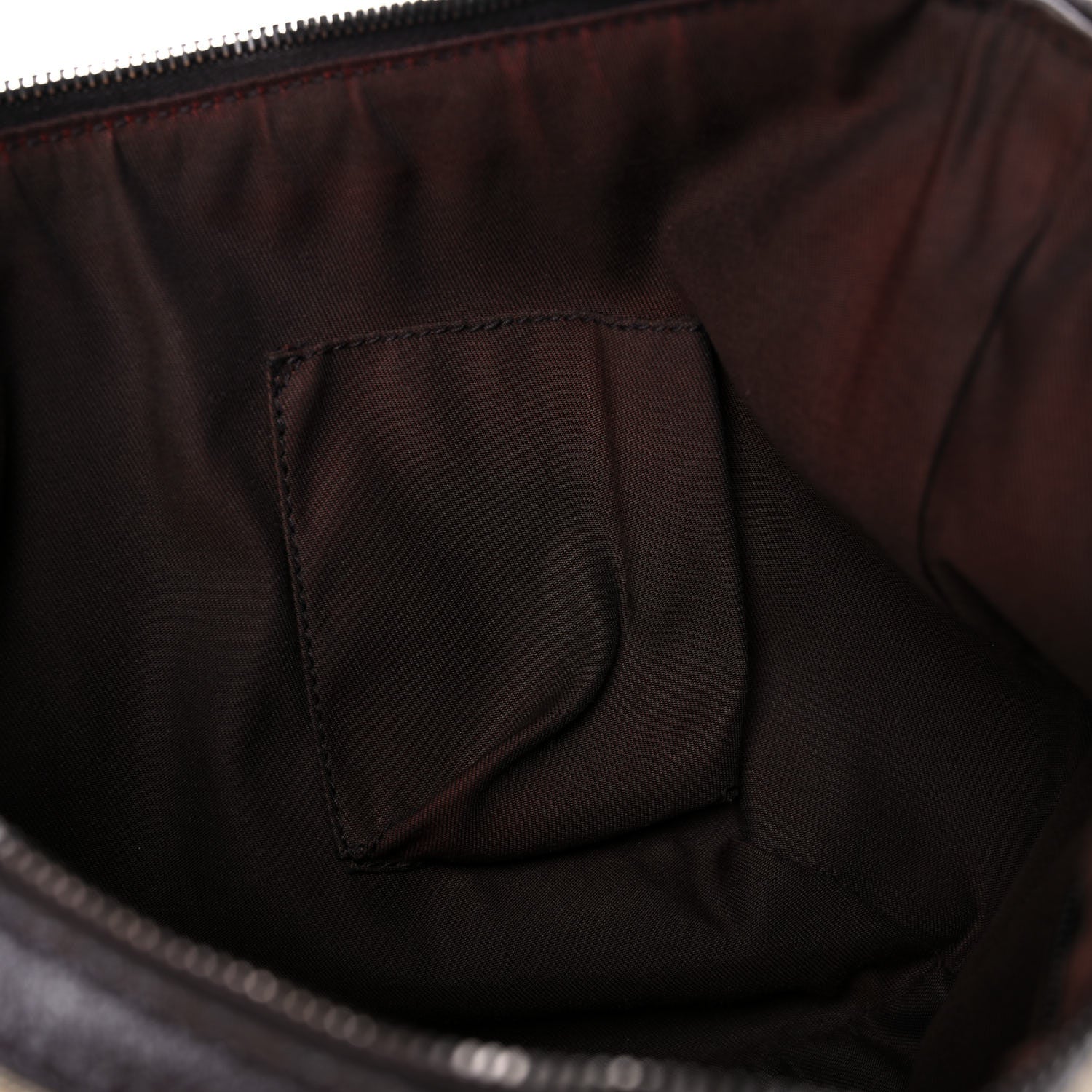 Gucci Monogram Medium Half Moon Hobo Dark Brown 12 of 21