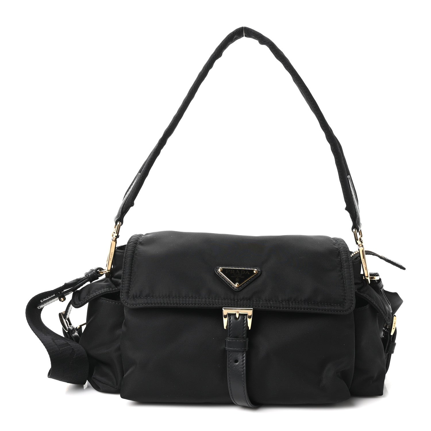 Prada Re-Nylon Medium Explore Shoulder Bag Black 1 of 10