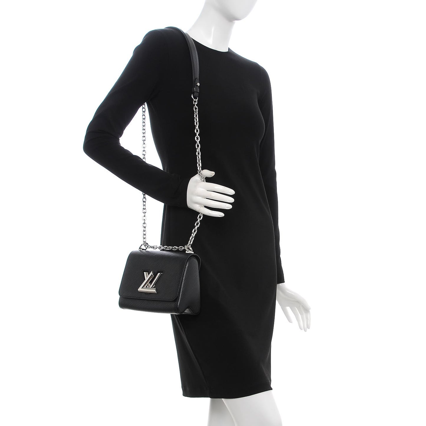 Epi Twist Shoulder Bag PM Black