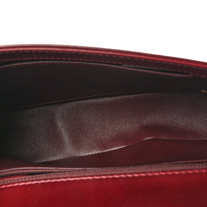 Chanel Calfskin Embossed New Medium Paris Salzburg Boy Flap Red 5 of 9