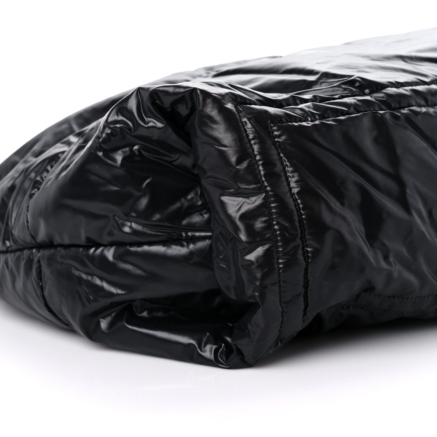 Chanel Nylon Quilted Medium Coco Cocoon Reversible Tote Black 6 of 7