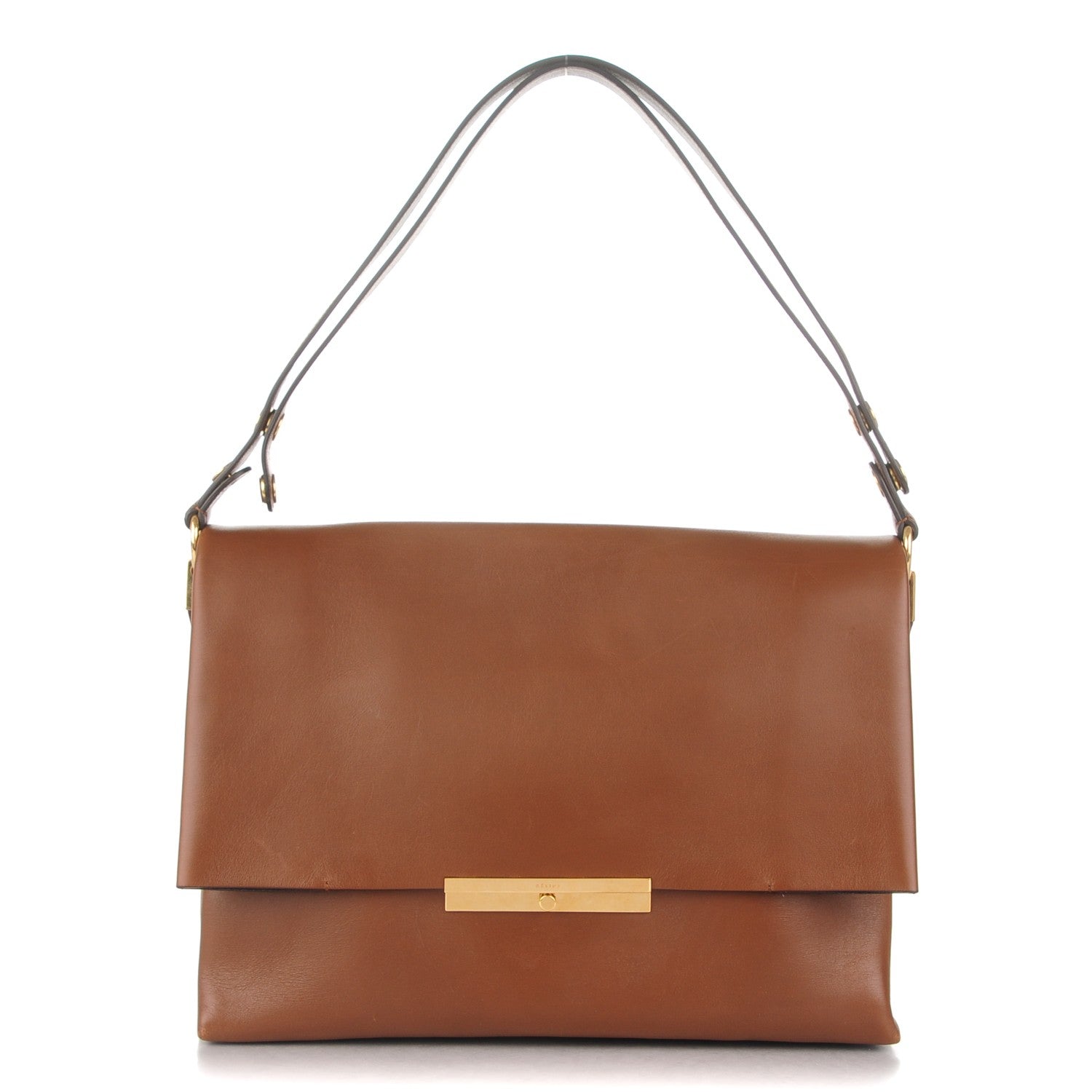 Celine Smooth Calfskin Blade Flap Camel 1 of 8