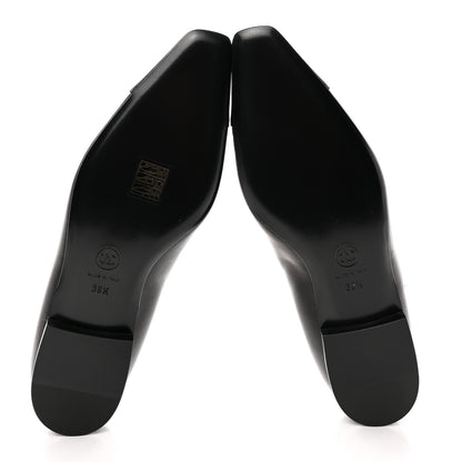 Chanel Lambskin Grosgrain Cap Toe CC Mary Jane Flats 39.5 Black 5 of 14