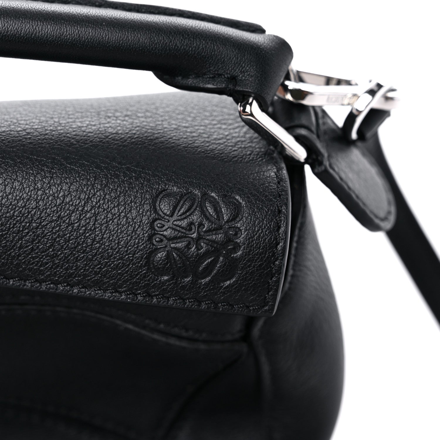Loewe Calfskin Mini Puzzle Bag Black 11 of 11