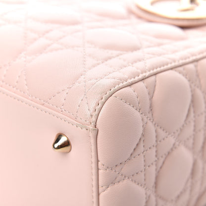 Christian Dior Lambskin Cannage Medium Lady Dior Light Pink 11 of 16