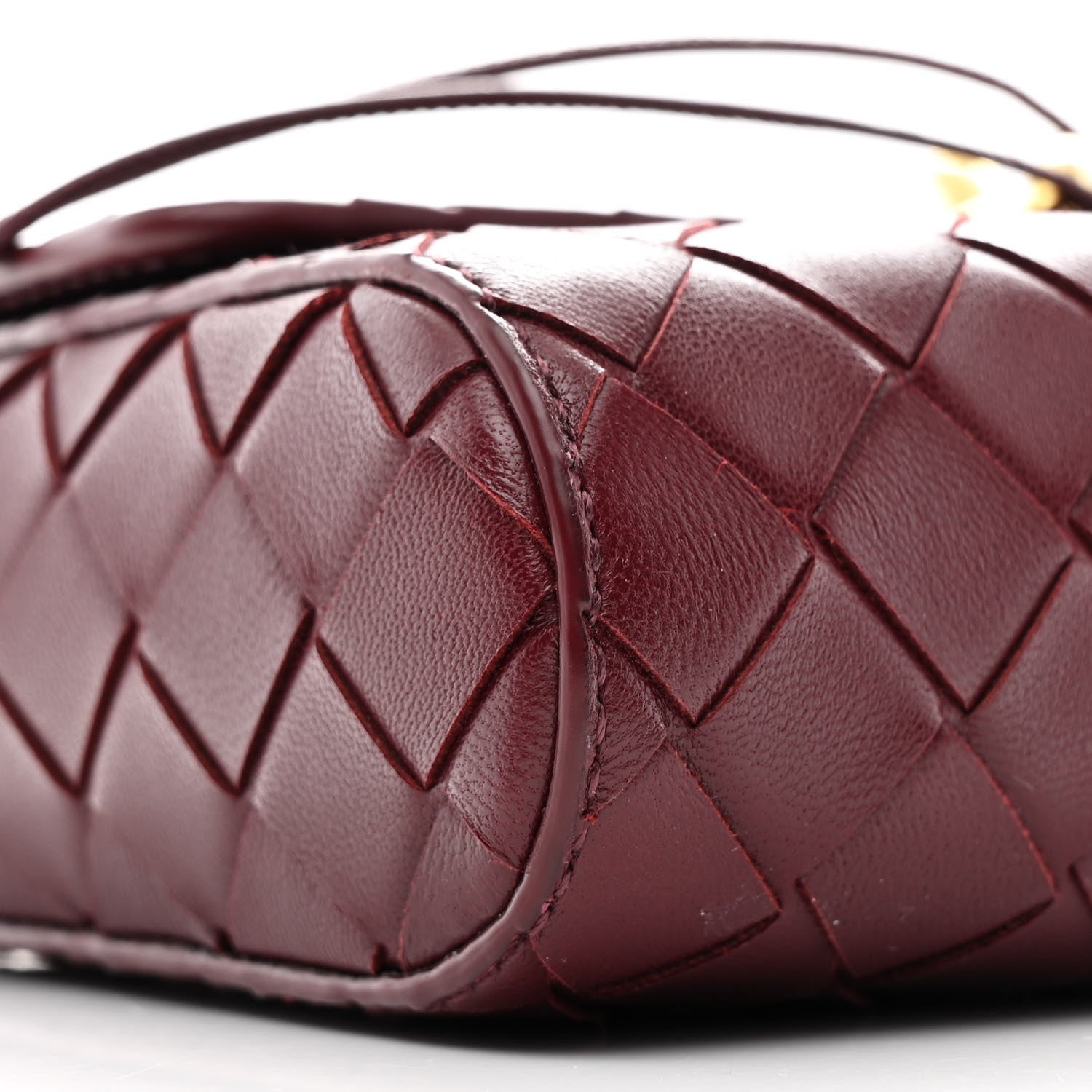 Bottega Veneta Nappa Intrecciato Mini Andiamo Crossbody Bag Barolo 9 of 10