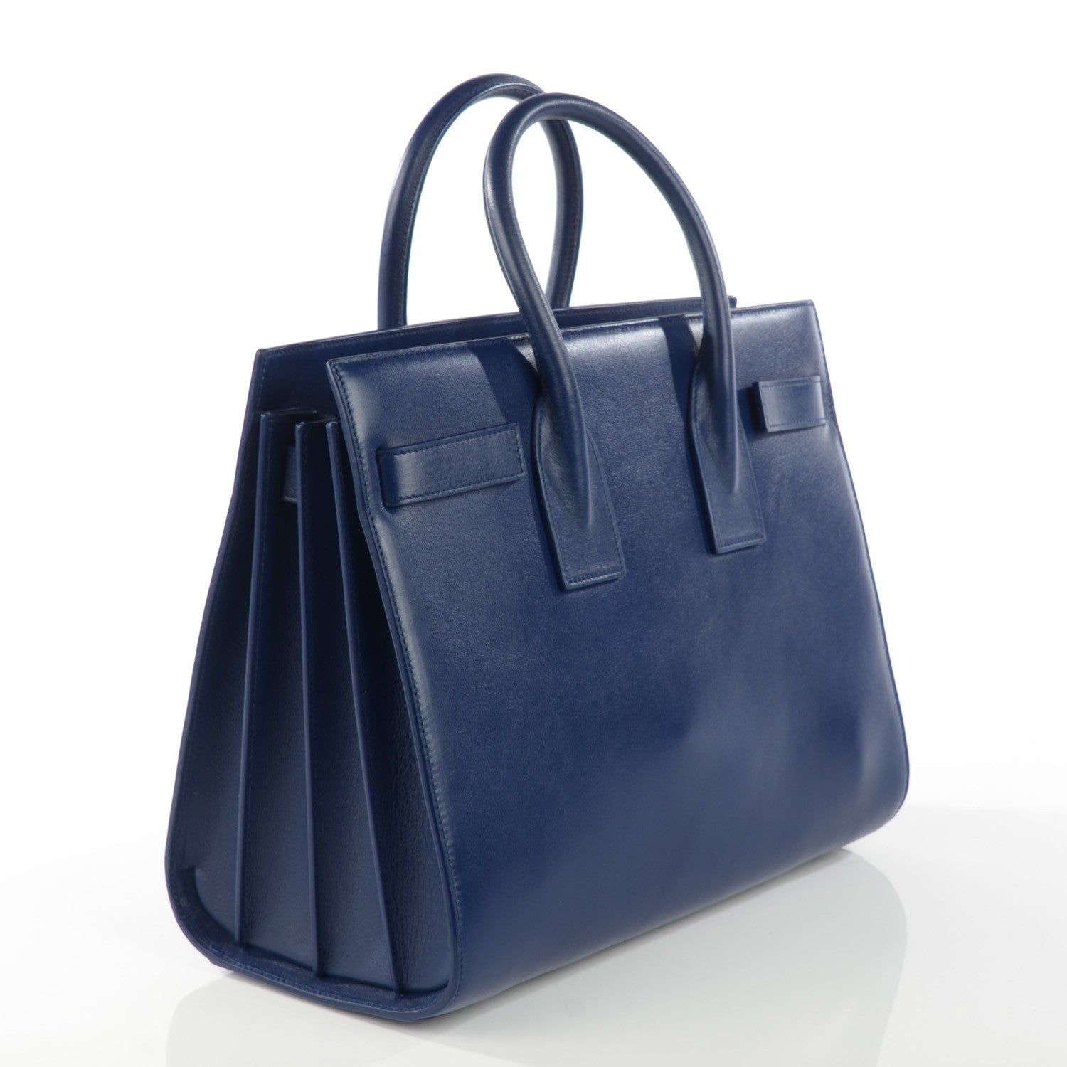 Saint Laurent Calfskin Small Sac De Jour New Marine 3 of 8