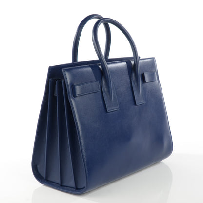 Saint Laurent Calfskin Small Sac De Jour New Marine 3 of 8