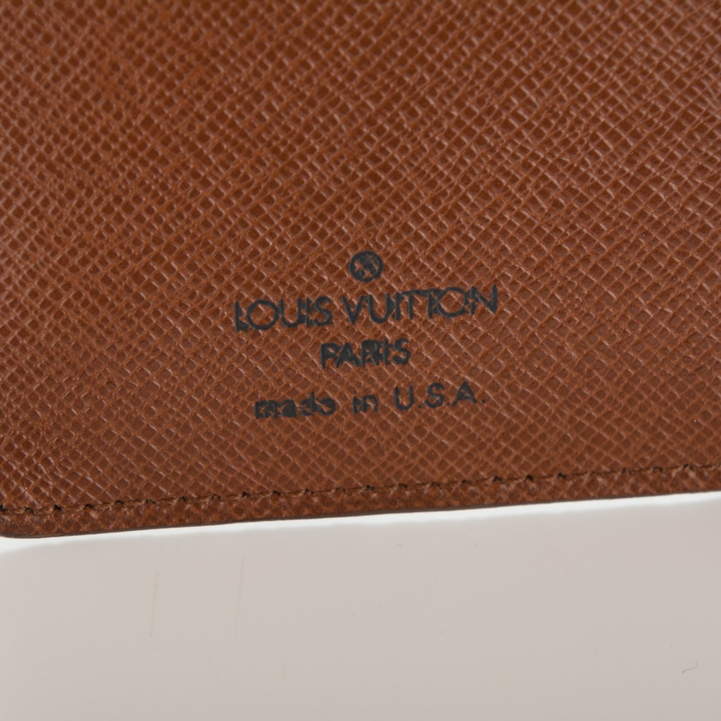 Monogram Mini Agenda Cover with Pencil