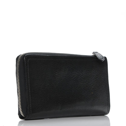 Givenchy Sugar Goatskin Pandora Half Zip Long Wallet Black 3 of 10