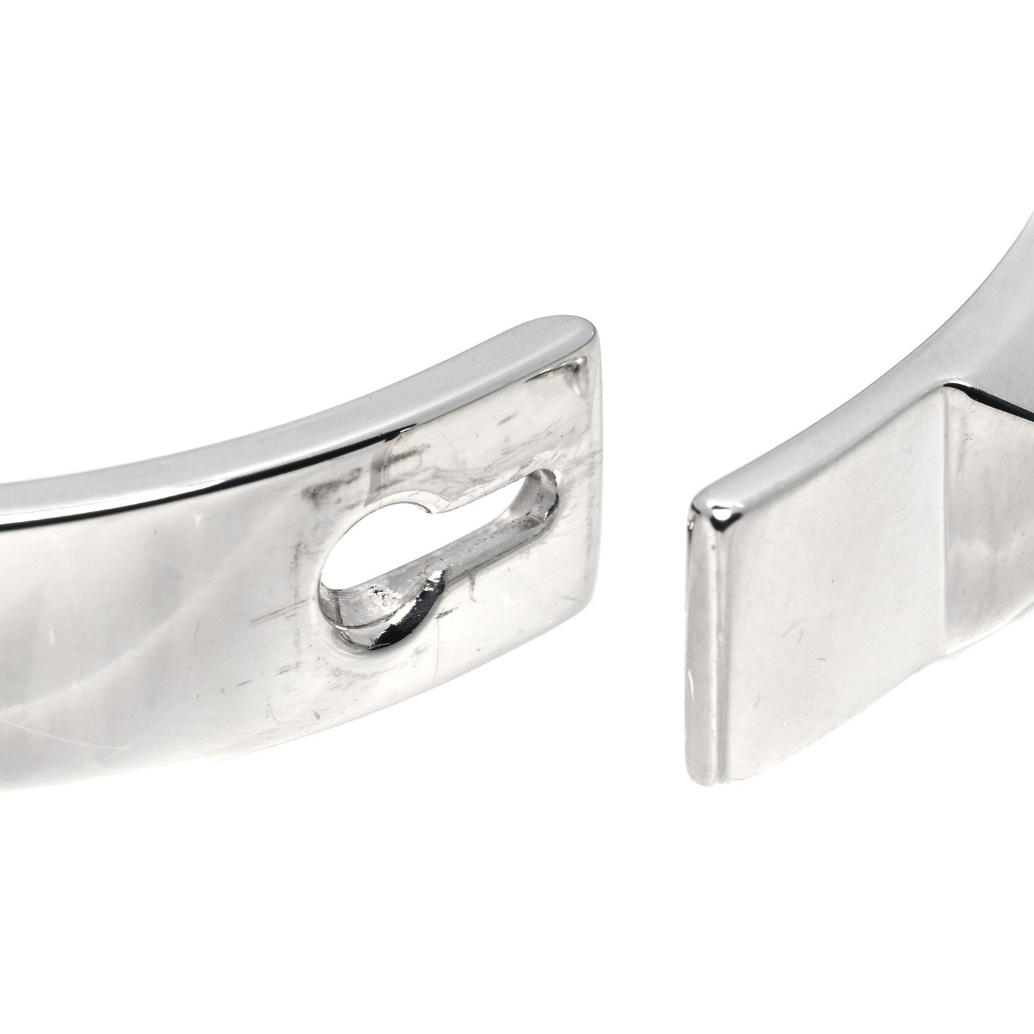 Hermes Sterling Silver PM Collier De Chien Bracelet LG 4 of 5