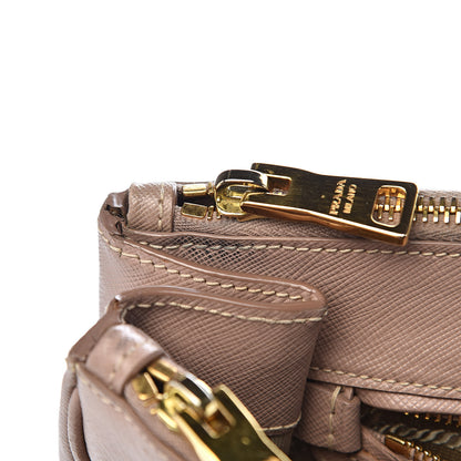 Prada Saffiano Medium Galleria Double Zip Tote Cammeo 17 of 30