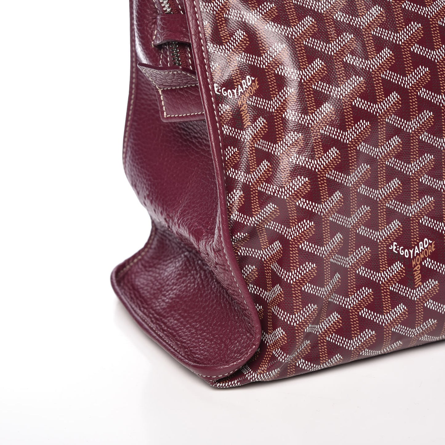 Goyardine Sac Hardy Pet Carrier PM Burgundy