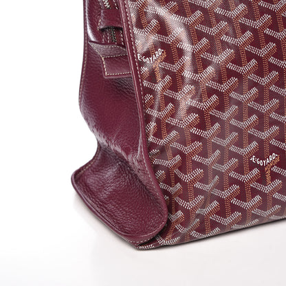 Goyard Goyardine Sac Hardy Pet Carrier PM Burgundy 11 of 12