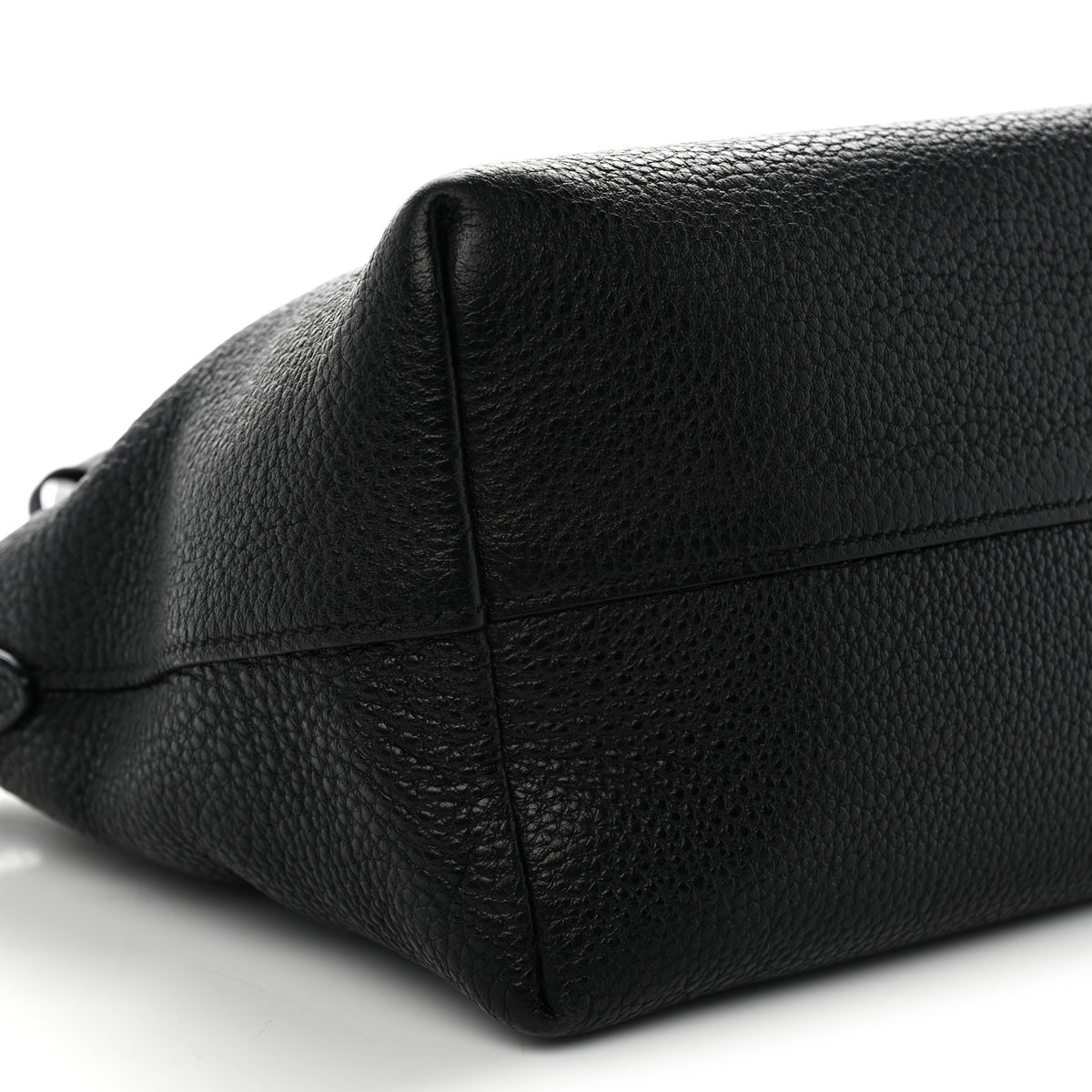 Vitello Daino Small Tote Black