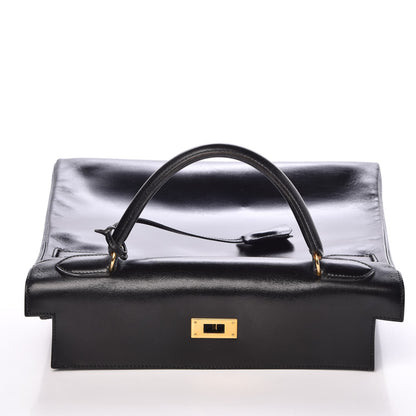 Hermes Box Kelly Retourne 32 Black 9 of 49