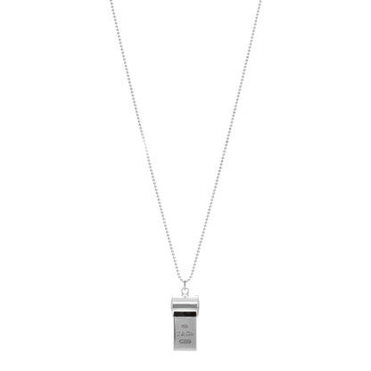 Tiffany Sterling Silver 1837 Whistle Pendant Necklace 1 of 4