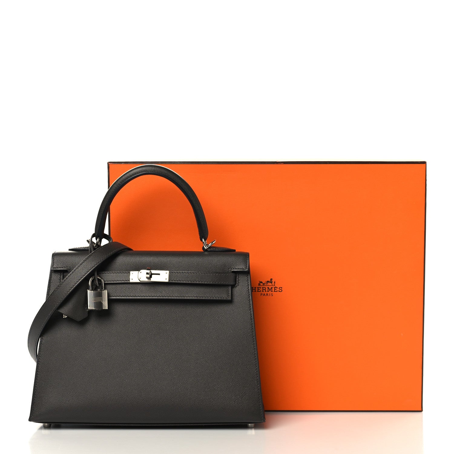 Hermes Epsom Kelly Sellier 25 Graphite 13 of 13