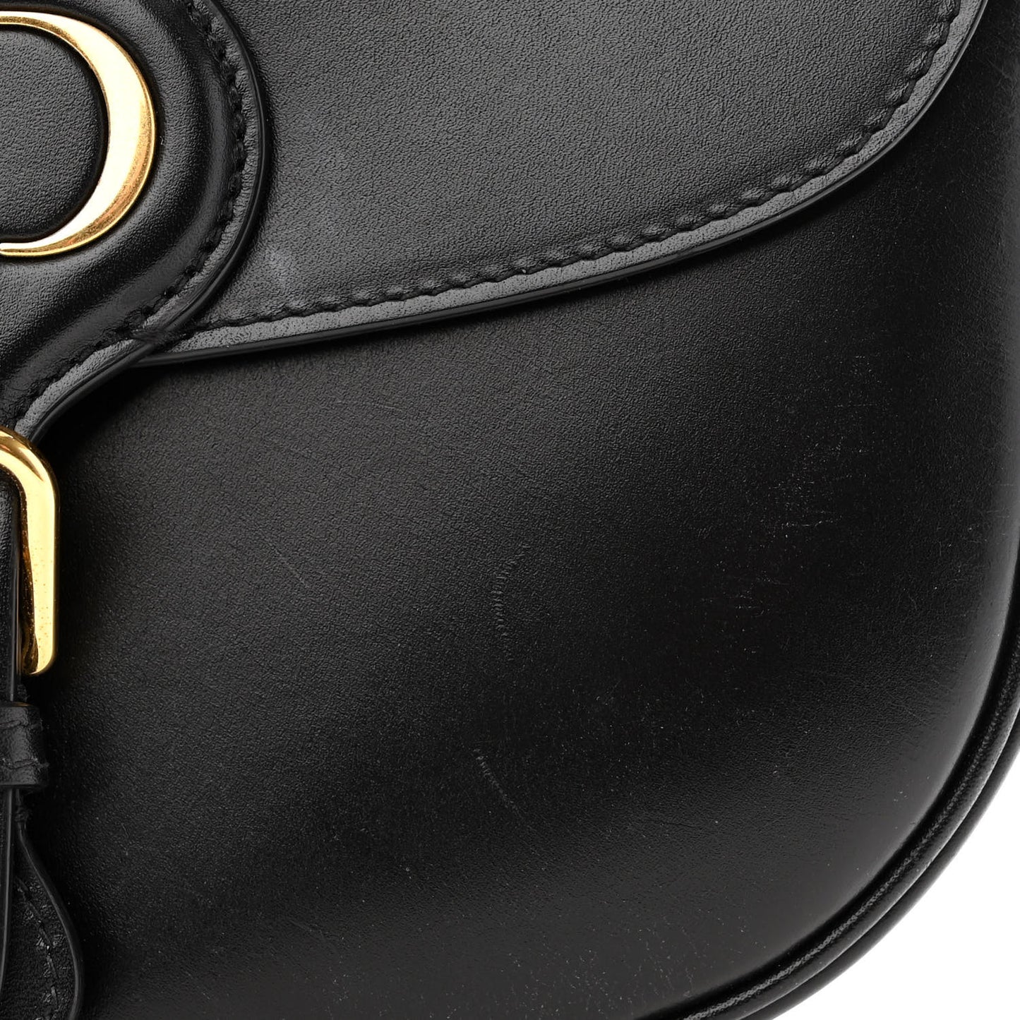 Box Calfskin Medium Bobby Flap Black