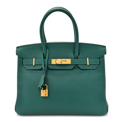 Hermes Epsom Birkin 30 Vert Jade 1 of 18