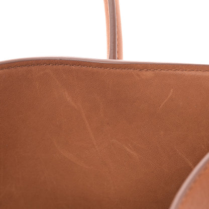 The Row Polished Saddle Calfskin Soft Margaux 15 Cuir 10 of 11