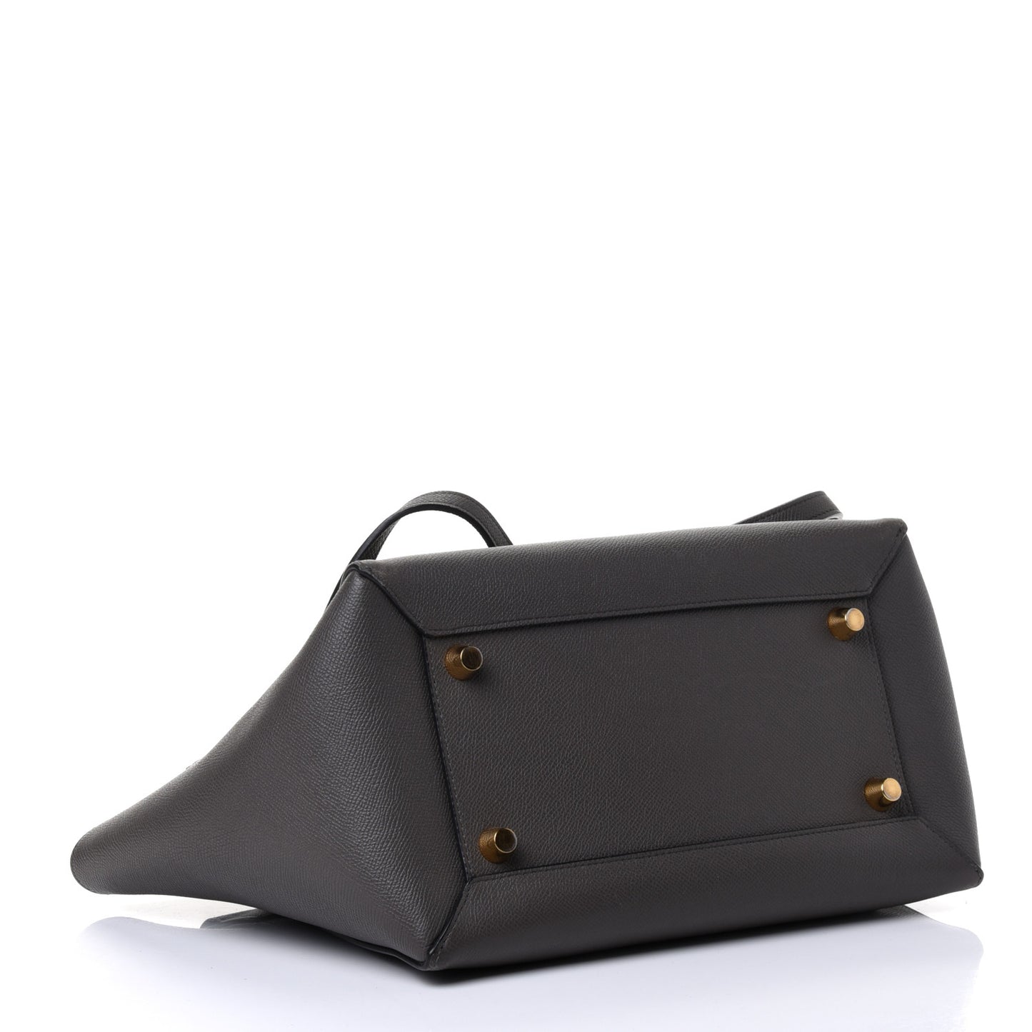 Grained Calfskin Mini Belt Bag Grey