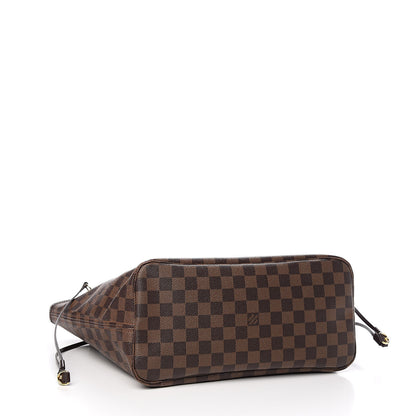 Louis Vuitton Damier Ebene Neo Neverfull MM Rose Ballerine 4 of 11