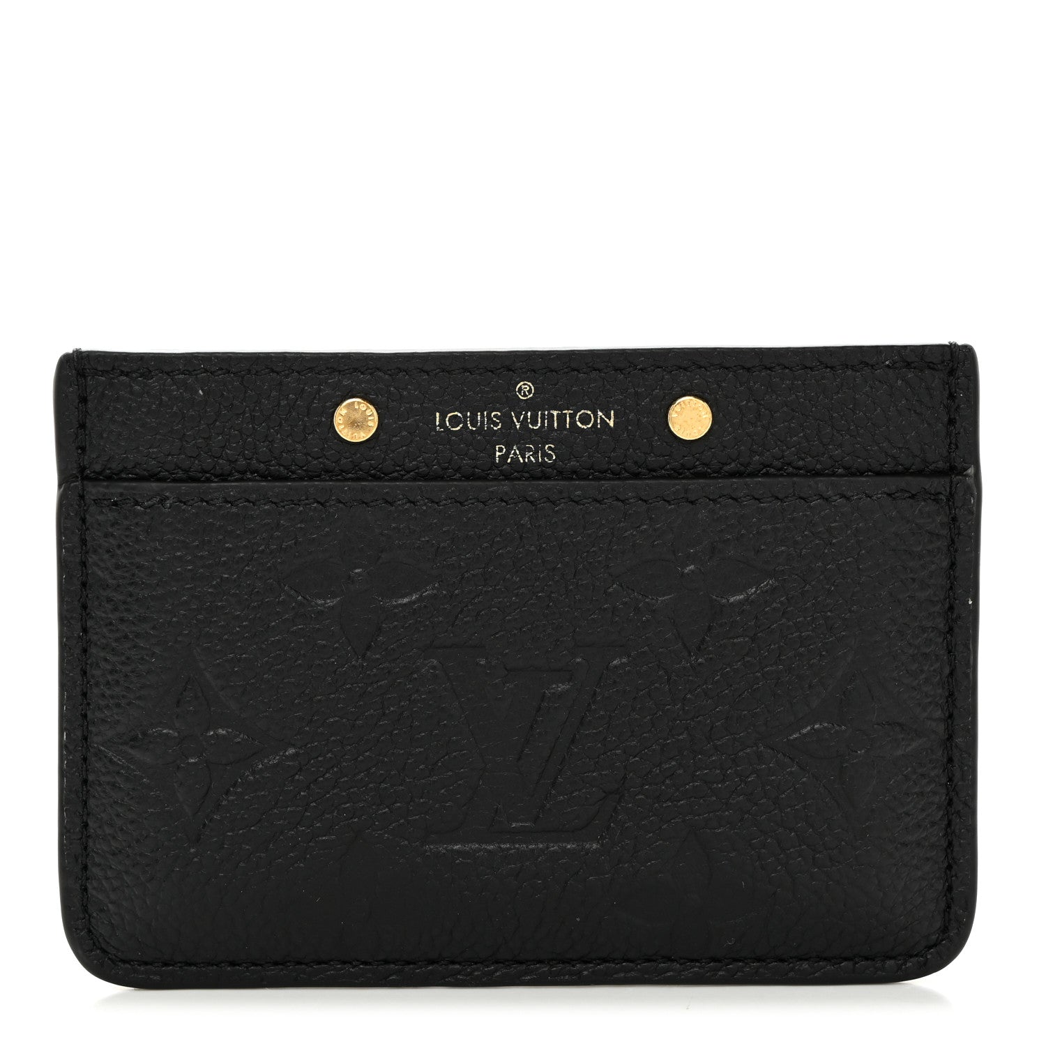 Louis Vuitton Empreinte Card Holder Black 1 of 7