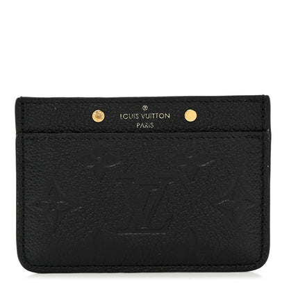 Louis Vuitton Empreinte Card Holder Black 1 of 7