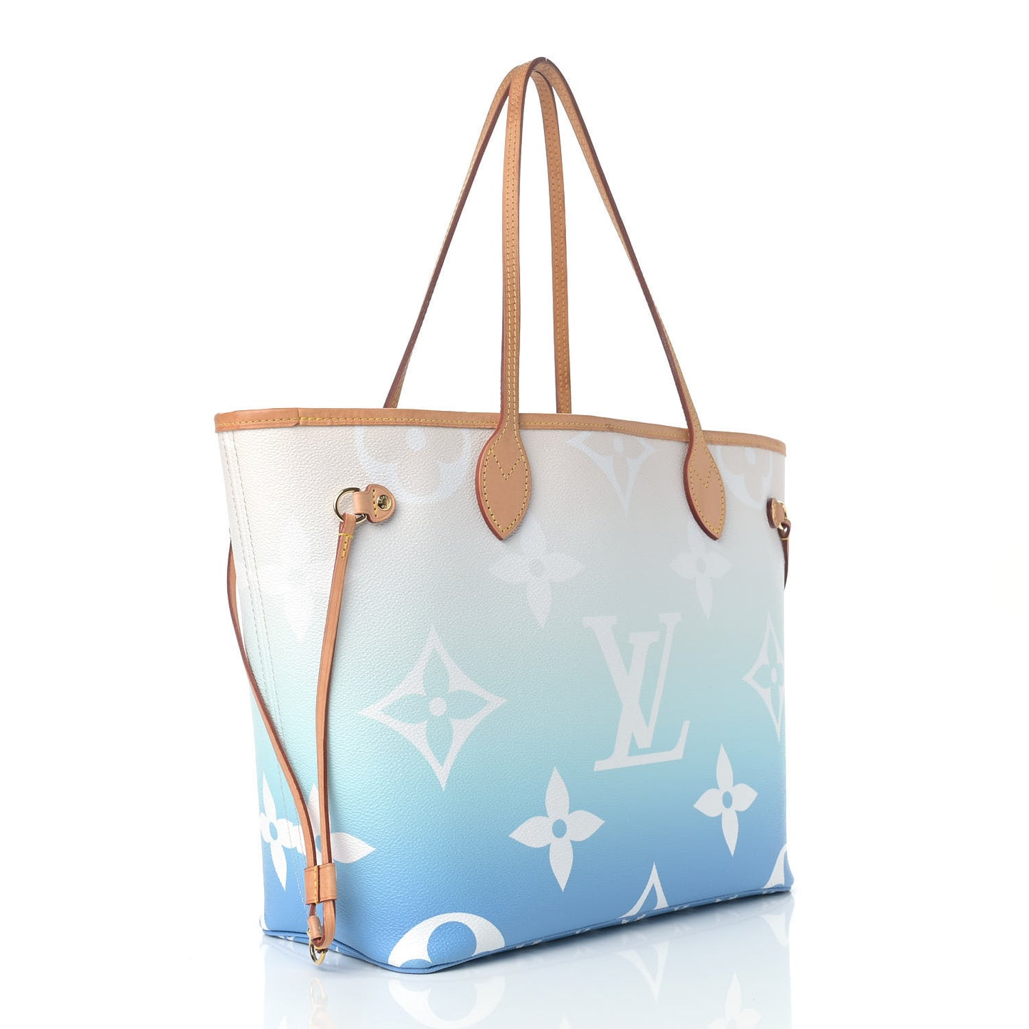 Monogram Giant By The Pool Neverfull MM Blue
