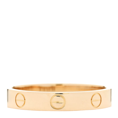 Cartier 18K Yellow Gold 3.5mm LOVE Wedding Band Ring 58 8.25 3 of 4