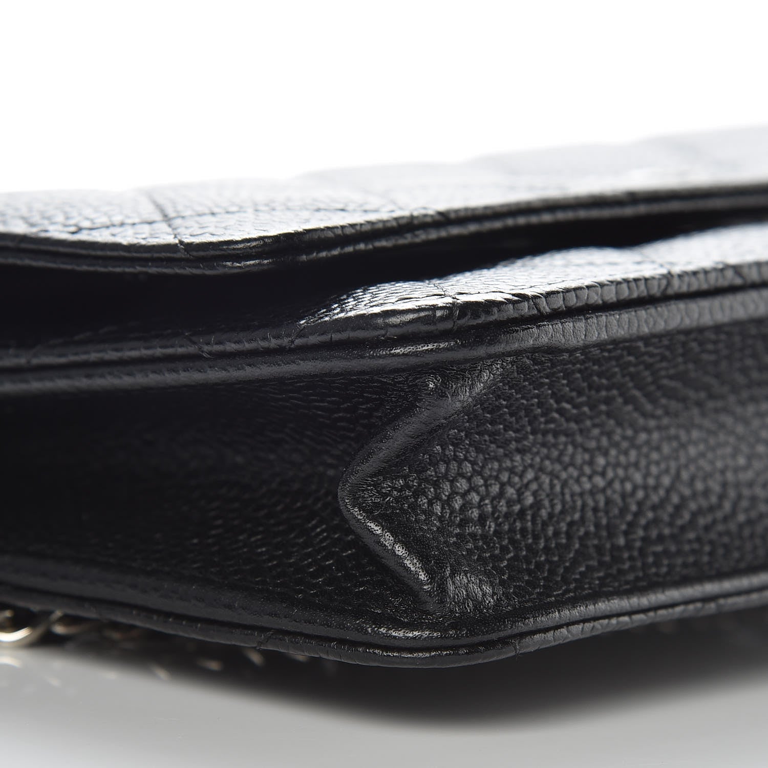 Chanel Caviar Quilted Wallet On Chain WOC Black 9 of 11