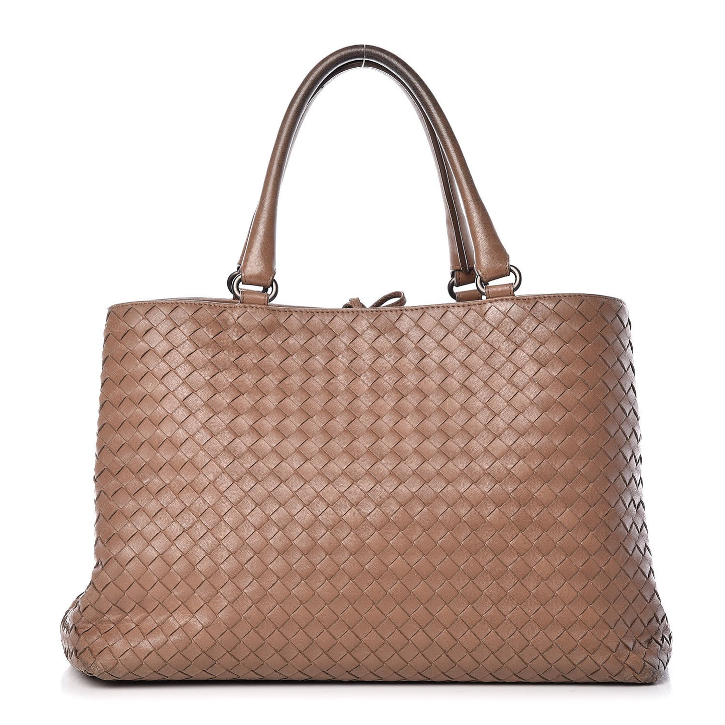 Nappa Intrecciato Milano Tote Toffee