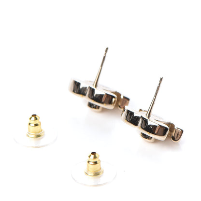 Chanel Metal CC Turnlock Earrings Gold 3 of 5
