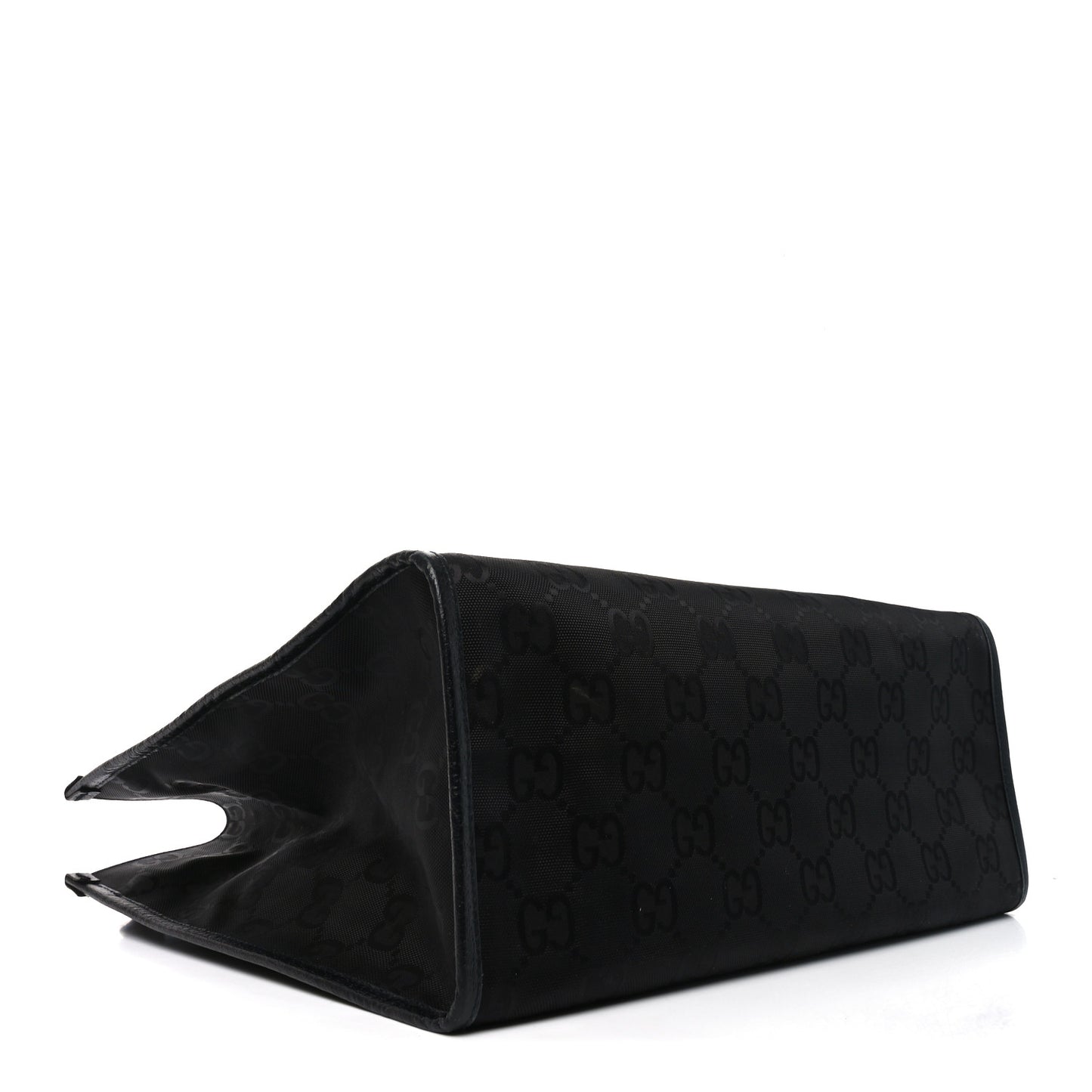 Econyl Nylon Monogram Large Off The Grid Tote Bag Black