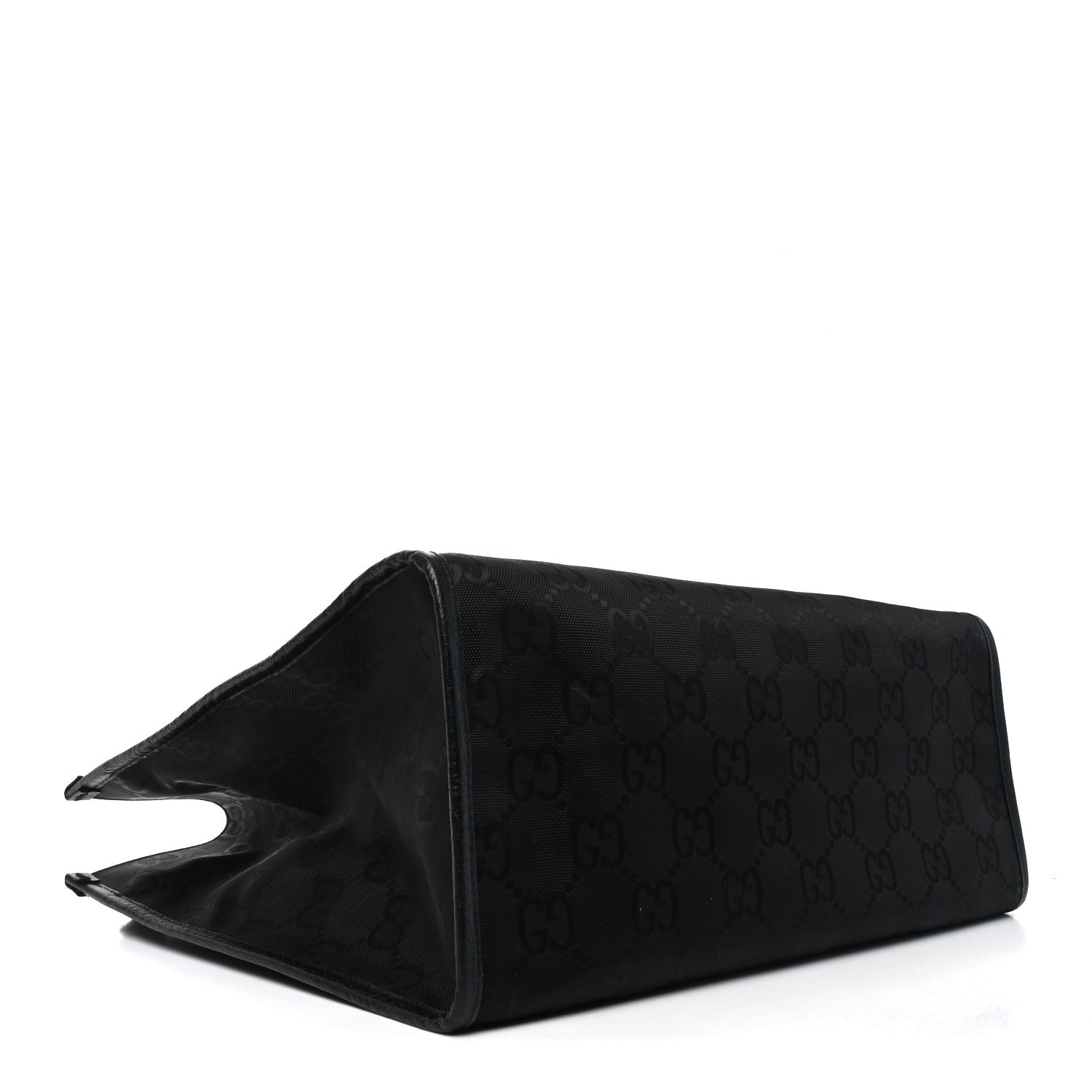 Gucci Econyl Nylon Monogram Large Off The Grid Tote Bag Black 4 of 11