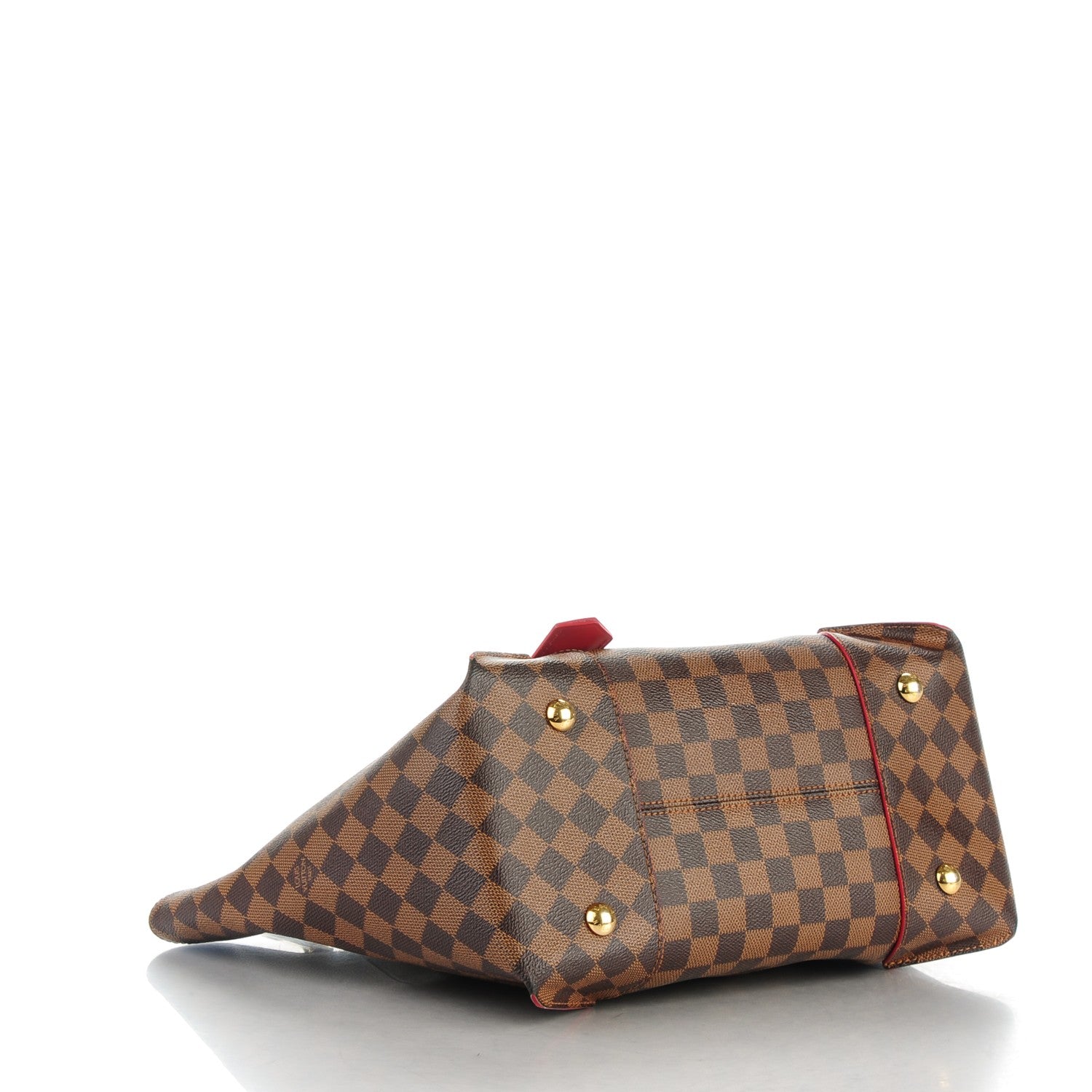 Louis Vuitton Damier Ebene Caissa Tote MM Cherry 4 of 10