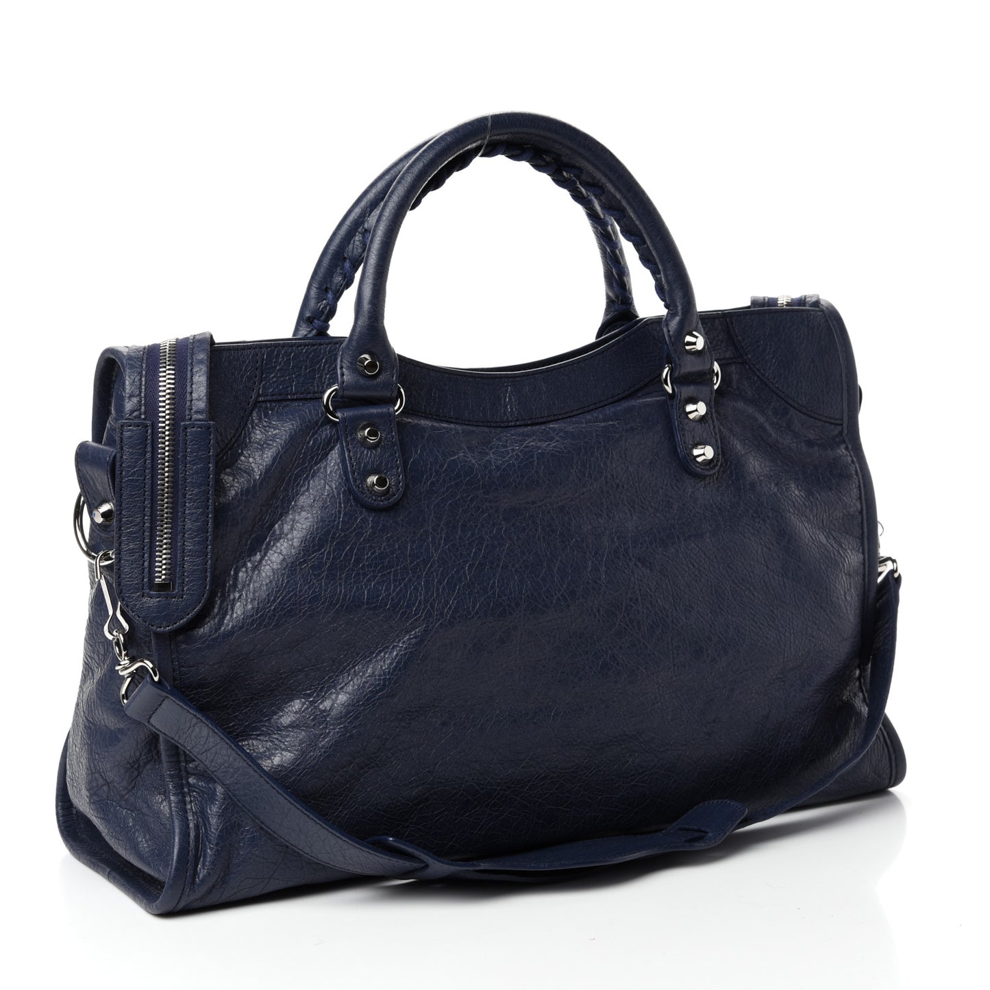 Agneau Classic Silver Hardware City Gris Chartreux