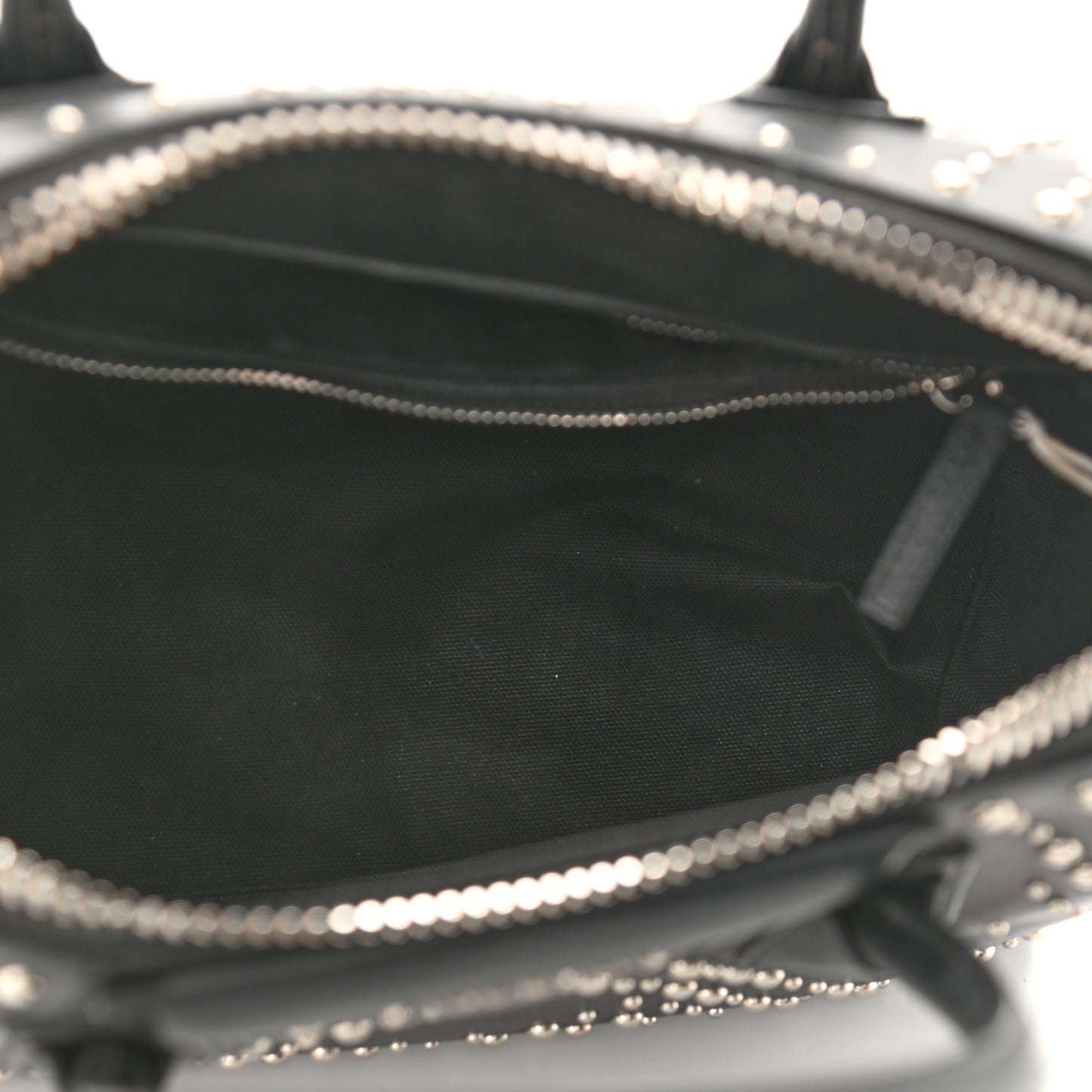 Smooth Calfskin Small Studded Antigona Black