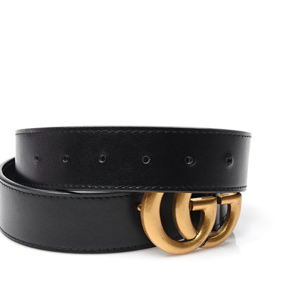 Gucci Calfskin Double G 40mm Belt 85 34 Black 4 of 6