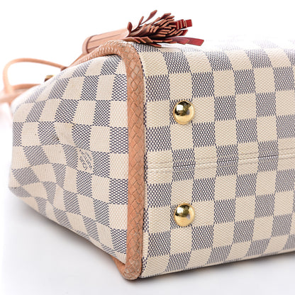 Louis Vuitton Damier Azur Propriano Rose Ballerine 8 of 12