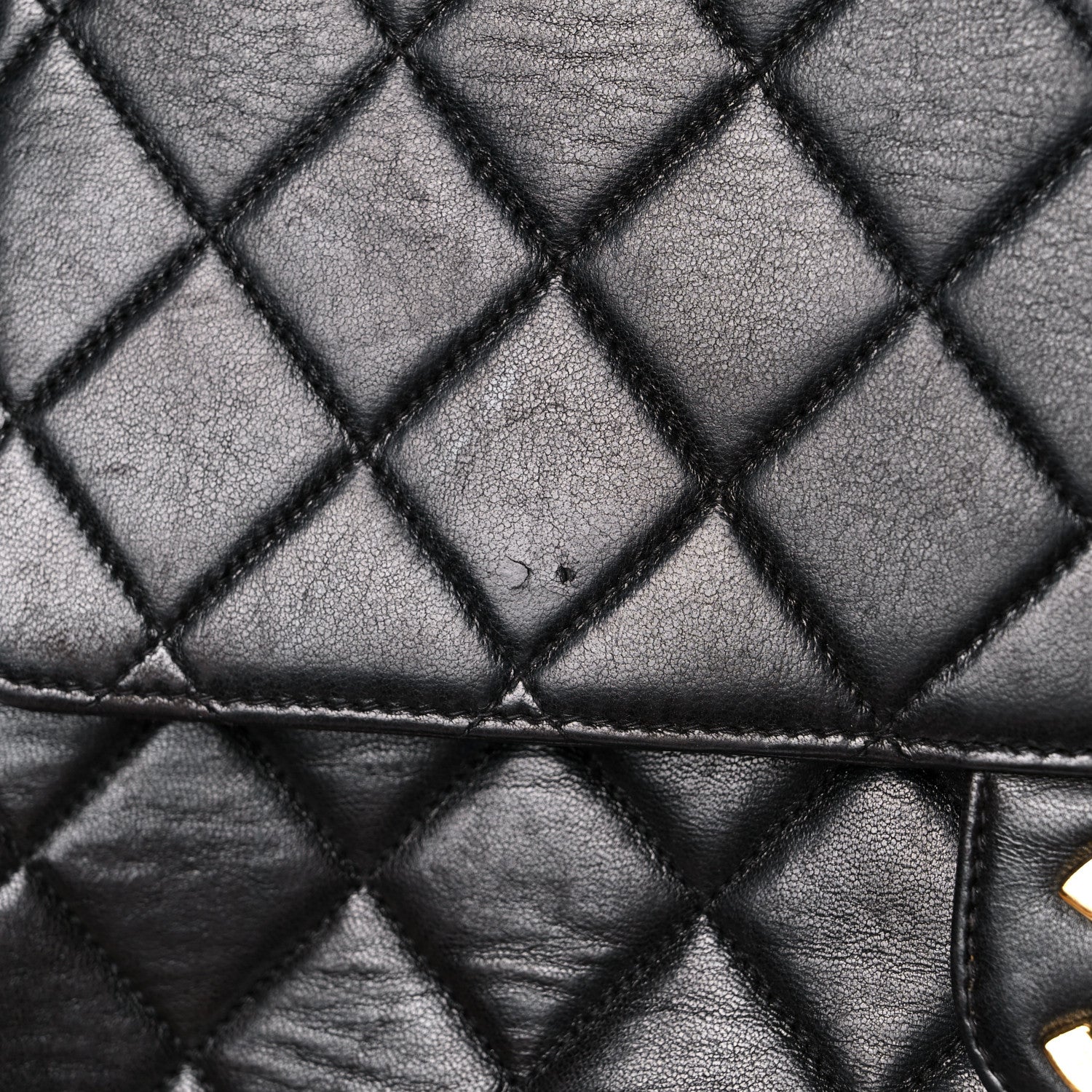 Chanel Lambskin Quilted Jumbo Single Flap Black 20 of 26
