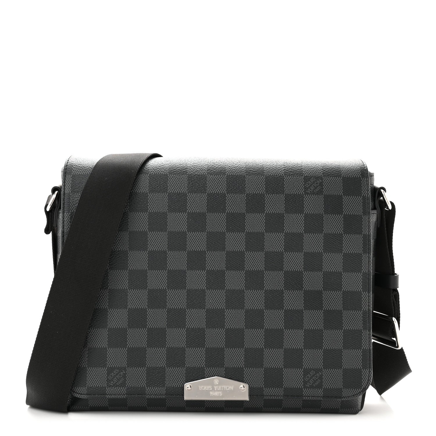 Louis Vuitton Damier Graphite District PM 1 of 9