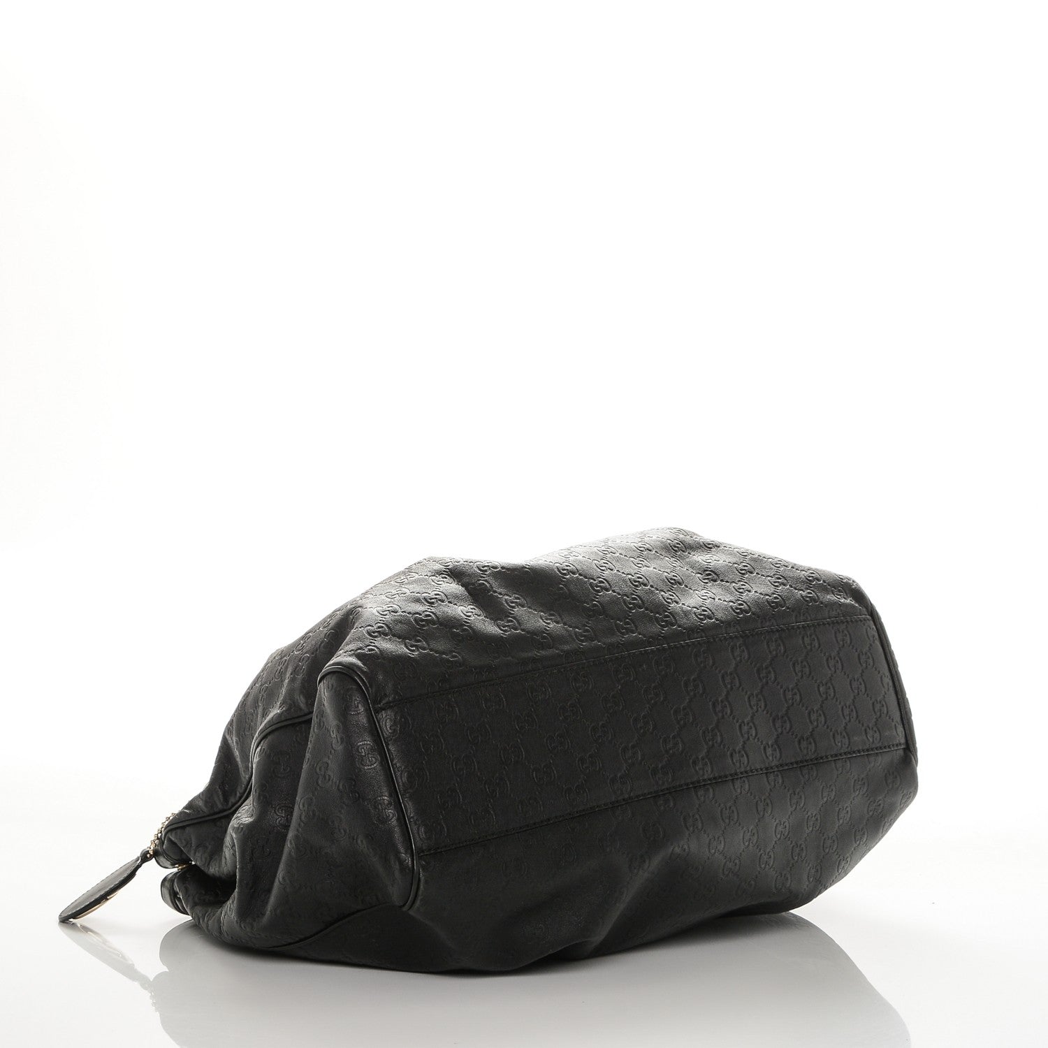 Gucci Guccissima Large Sukey Tote Black 4 of 6