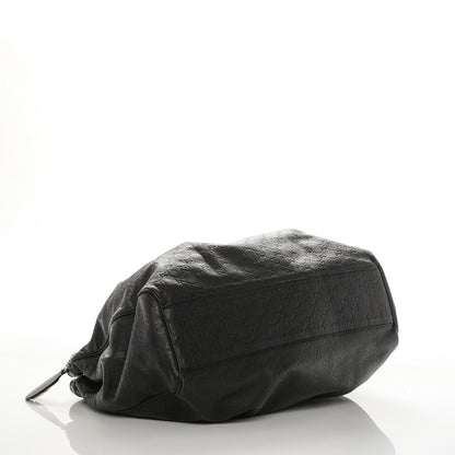 Gucci Guccissima Large Sukey Tote Black 4 of 6