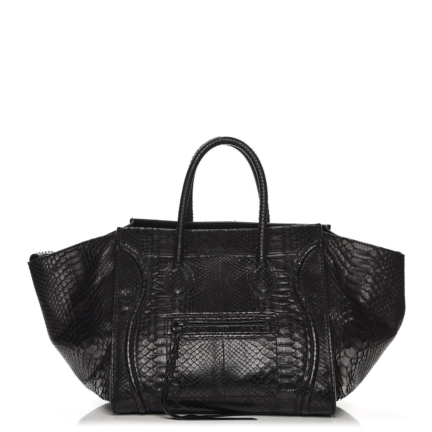 Celine Python Medium Phantom Luggage Black 1 of 11
